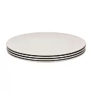 《Natural Elements》餐盤4入(灰棕20cm) | 餐具 器皿 盤子