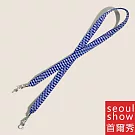 seoul show首爾秀 寬帶波紋兩用口罩掛繩鏈墨鏡平光眼鏡鍊老花近視防丟鍊  藍白