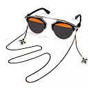 seoul show首爾秀  黑金復古多款兩用口罩掛繩鏈墨鏡平光眼鏡鍊老花近視防丟鍊  菱形四葉草款