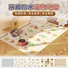 【EZlife】PVC防水寵物地墊(60x120cm) 照片牆