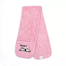 SNOOPY超細纖維口袋型運動巾(日本大和抗菌處理)-2條組- 莓粉