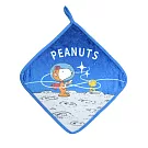 SNOOPY 超細纖維印花小方巾-9條組- 太空人