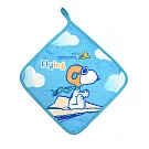 SNOOPY 超細纖維印花小方巾-9條組- 飛兒