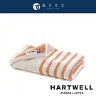 【hartwell】今治2.5縮時速乾瞬吸迷你浴巾 (多色任選- 橘條紋) | 鈴木太太公司貨