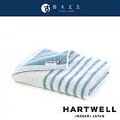 【hartwell】今治2.5縮時速乾瞬吸薄浴巾 (多色任選- 藍條紋) | 鈴木太太公司貨
