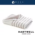 【hartwell】今治2.5縮時速乾瞬吸薄浴巾 (多色任選- 灰條紋) | 鈴木太太公司貨