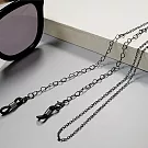 seoul show首爾秀 鏤空愛心圈兩用口罩掛繩鏈墨鏡平光眼鏡鍊老花近視防丟鍊  黑色