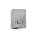 【ELLE HOME】抗菌舒柔超細纖維刺繡毛巾組(4條組) 霧岩灰