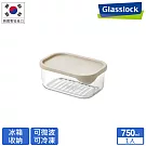 Glasslock 強化玻璃冰箱收納可冷凍微波保鮮盒750ml