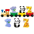 動物磁鐵火車組01─3011C(新版)