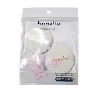 Kyusha 植絨緞帶蜜粉撲─圓形S (2入)