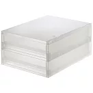 [MUJI 無印良品]PP盒/薄型/2段(正反疊)