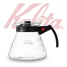 【日本】KALITA 手沖耐熱玻璃壺(約500ml)塑膠手把