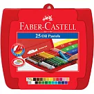 【FABER─CASTELL】精裝粗芯油性粉彩條25色