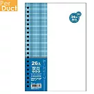 (2入1包)PER-DUCT B5-26孔活頁紙-空白