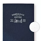 RESEARCH NOTES耐水筆記本 大 藍色封面