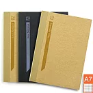 DM─305S6 方格頁(3本入) DATA MATE A7 環保筆記本 BASIC簡約系列─棕、黑(顏色隨機)