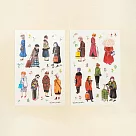 【 Hello Studio 你好工作室 】Print─on sticker 轉印貼紙兩入組 Fabulous ladie時尚奶奶款