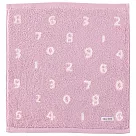 【日本丸真】SOU SOU經典數字SEK抗菌防臭洗臉巾 (柔粉) (柔粉)