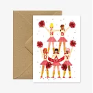 【AWS】CHEERLEADERS BIRTHDAY 法國進口生日卡 #1153