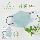 天心 立體3D 成人醫療口罩10入/包─莫蘭迪薄荷