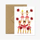 【AWS】CHEERLEADERS BIRTHDAY 法國進口生日卡 #1153