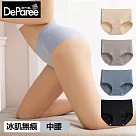 蒂巴蕾 Nude無痕冰肌植物系桑蠶絲抗菌女內褲(中腰全無痕) 20D─XL XL 膚色