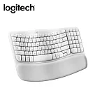 羅技 WaveKeys 人體工學鍵盤 珍珠白