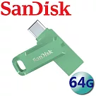 【代理商公司貨】SanDisk 64GB Ultra Dual Drive Go USB Type─C OTG 雙用隨身碟─ 草本綠