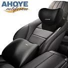 【AHOYE】3D透氣記憶棉汽車頸枕+腰靠 (車用枕頭 汽車枕頭 車用頭枕)