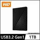 WD My Passport 1TB 2.5吋行動硬碟─ 黑