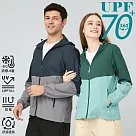 【KISSDIAMOND】UPF70+頂級超涼感防曬外套(KDFJ─2388) XL 男/藍