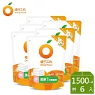 【橘子工坊】天然無香精制菌洗衣精補充包─低敏親膚1500ml x 6包/箱