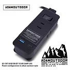 ADAMOUTDOOR┃3座擴充QC/PD延長線 ( ADPW─CE23QP211) 曜石黑