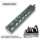 ADAMOUTDOOR| 家用款6切6 延長線1.8M ( ADPW─W36618 ) 軍用綠