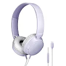 鐵三角 ATH─S120C USB Type─C 用耳罩式耳機 淡紫色