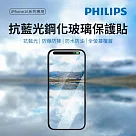 【Philips 飛利浦】Apple iPhone16 抗藍光鋼化玻璃保護貼 (DLK1311/96) I16