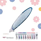 【TOMBOW日本蜻蜓】MONO AIR 超省力 筆型修正帶─海外限定款 藍色小花