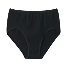 【MUJI 無印良品】女針織高腰內褲 M 黑色