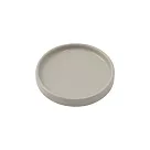 【MUJI 無印良品】炻器多用皿/灰米直徑9.6cm