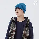 ADISI 美麗諾針織雙面戴保暖帽 AH24145 (F)|毛帽 羊毛 透氣 彈性 土耳其藍/煙灰