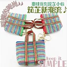【阿嬤的時尚】台味復刻笳芷耳機鑰匙零錢小包─ 三色可選 紅