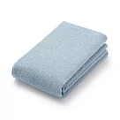 【MUJI 無印良品】柔軟薄型面用巾/藍色【成品尺寸】W34×L85 cm