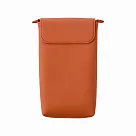 【MUJI 無印良品】自由組合手機小物收納包(緩衝保護型)/橘185x110x35mm，數量1入