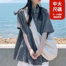 【慢。生活】復古格子A─LINE寬鬆娃娃衫 J12170 FREE 黑色