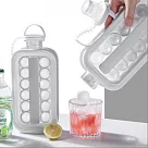 【E.dot】易脫模冰球製冰水壺 灰色