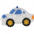 《Hama 拼拼豆豆》模型板─警車