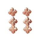 【Anna Lou OF LONDON】倫敦品牌 優雅風信子 hyacinth 花朵耳環~玫瑰金