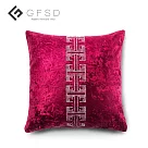 【GFSD】幾何普普風─【雷紋】抱枕典雅紅