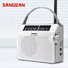 山進收音機SANGEAN─二波段復古收音機(調頻/調幅)PR─D6